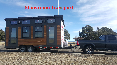 Tiny Home Delivery - Showroom Transport